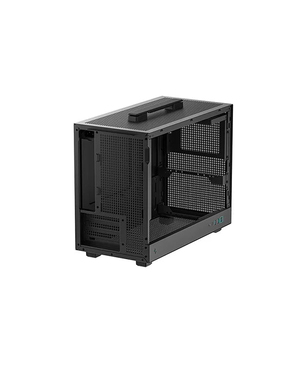 GABINETE DEEPCOOL CH160 PLUS NEGRO M-ATX S/FUENTE R-CH160-BKNGM0-G 12M DE GARANTIA