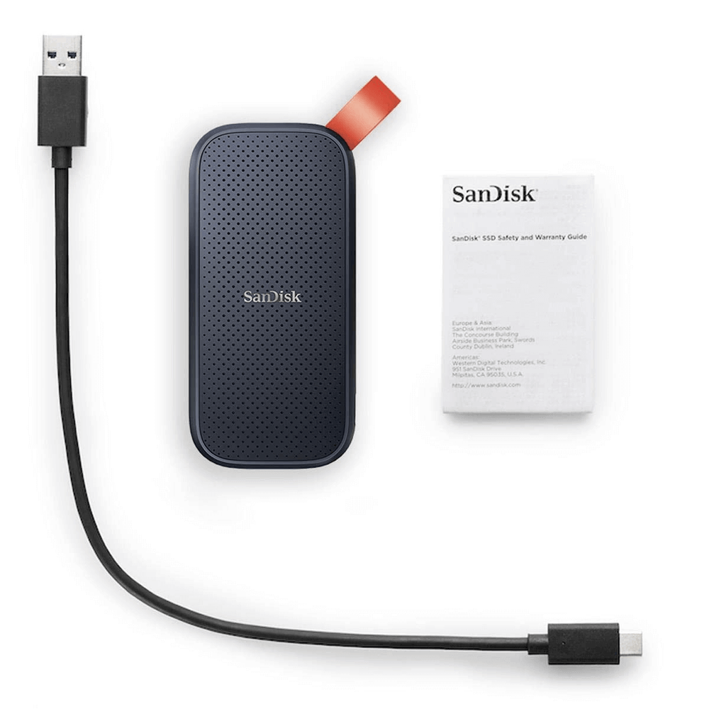SSD EXTERNO SANDISK 2TB USB-C USB 3.2 800MB/S SDSSDE30-2T00-G26