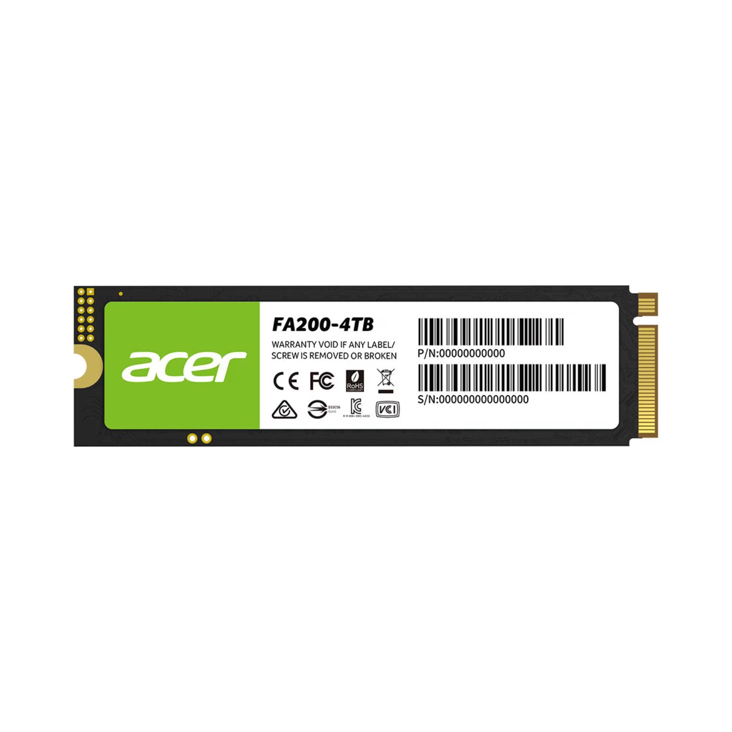 SSD ACER FA200 4TB M.2 7100/61000MB/S NVME4.0