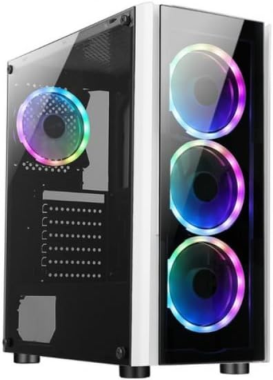 GABINETE XZEAL XZ110 RGB CON VENTANA MATX 4VEN USB S/FUENTE NEGRO XZCGB12B DIRECTO CON FABRICANTE