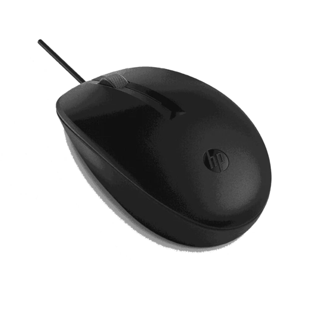 MOUSE HP 125 ALAMBRICO NEGRO