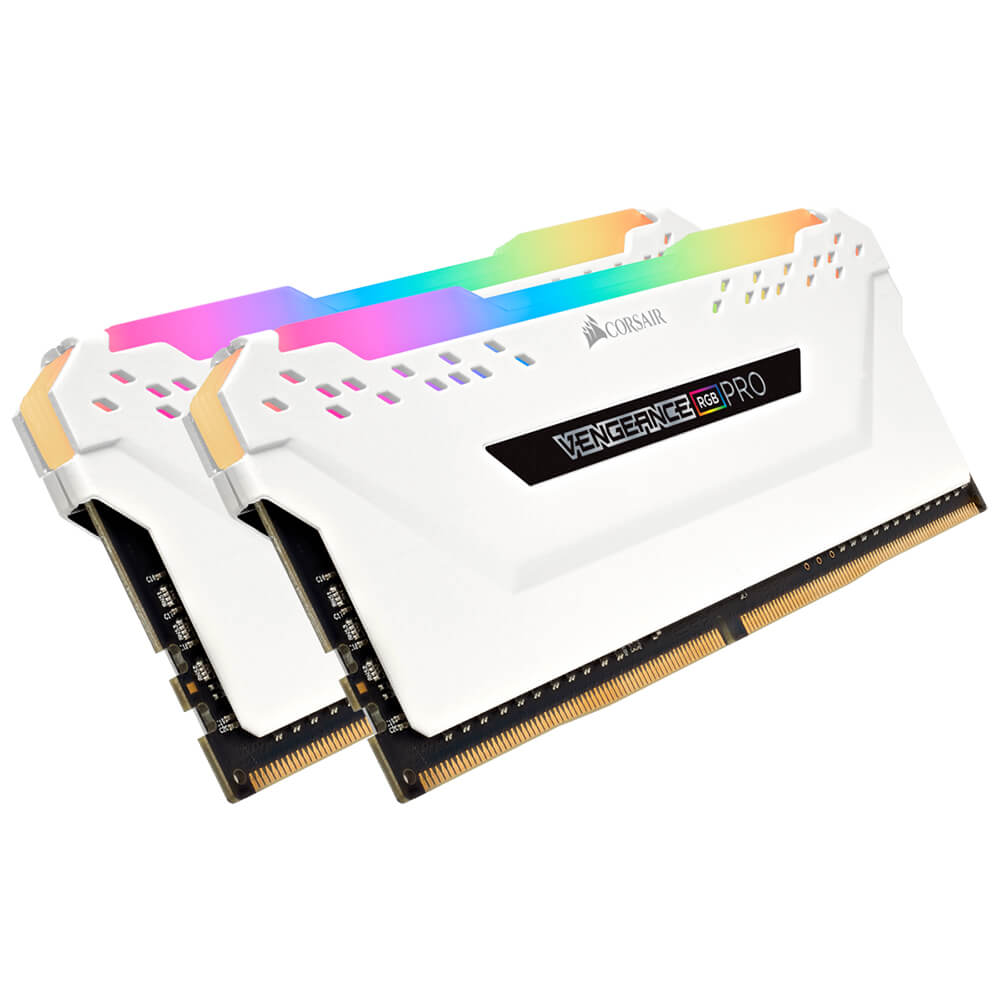 RAM CORSAIR DDR4 VENGEANCE PRO 2X8 16GB 3000 BLANCO RGB