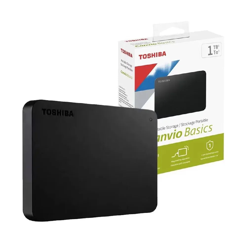 DD EXTERNO TOSHIBA 1TB HDTB510XK3AA CANVIO BASICS NEGRO