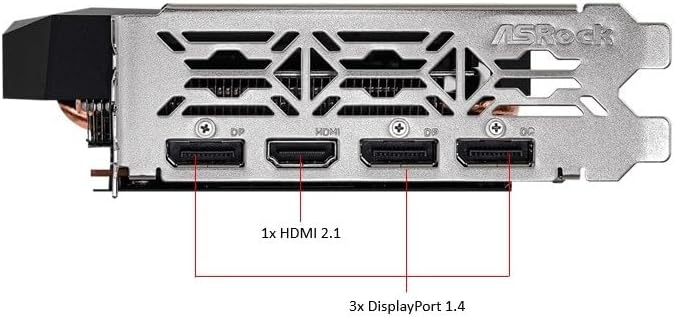 TARJETA DE VIDEO RADEON RX6600 8GB GDDR6 ASROCK CHALLENGER 90-GA2RZZ-00UANF