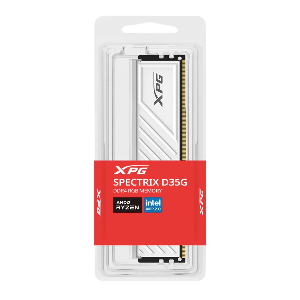 RAM ADATA D35 DDR4 8GB 3200 BLANCO RGB
