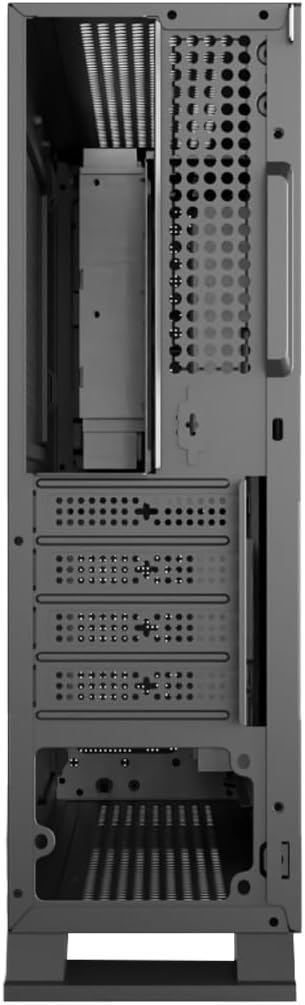 GABINETE STYLOS MINCE SLIM ITX C/FUENTE 500W METAL NEGRO STGAMN1B 11M DE GARANTIA