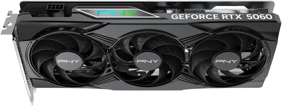 TARJETA DE VIDEO NVIDIA GEFORCE RTX5060 8GB OC GDDR7 PNY ARGB VCG50608TFXXPB1-O 1A?O DE GARANTIA