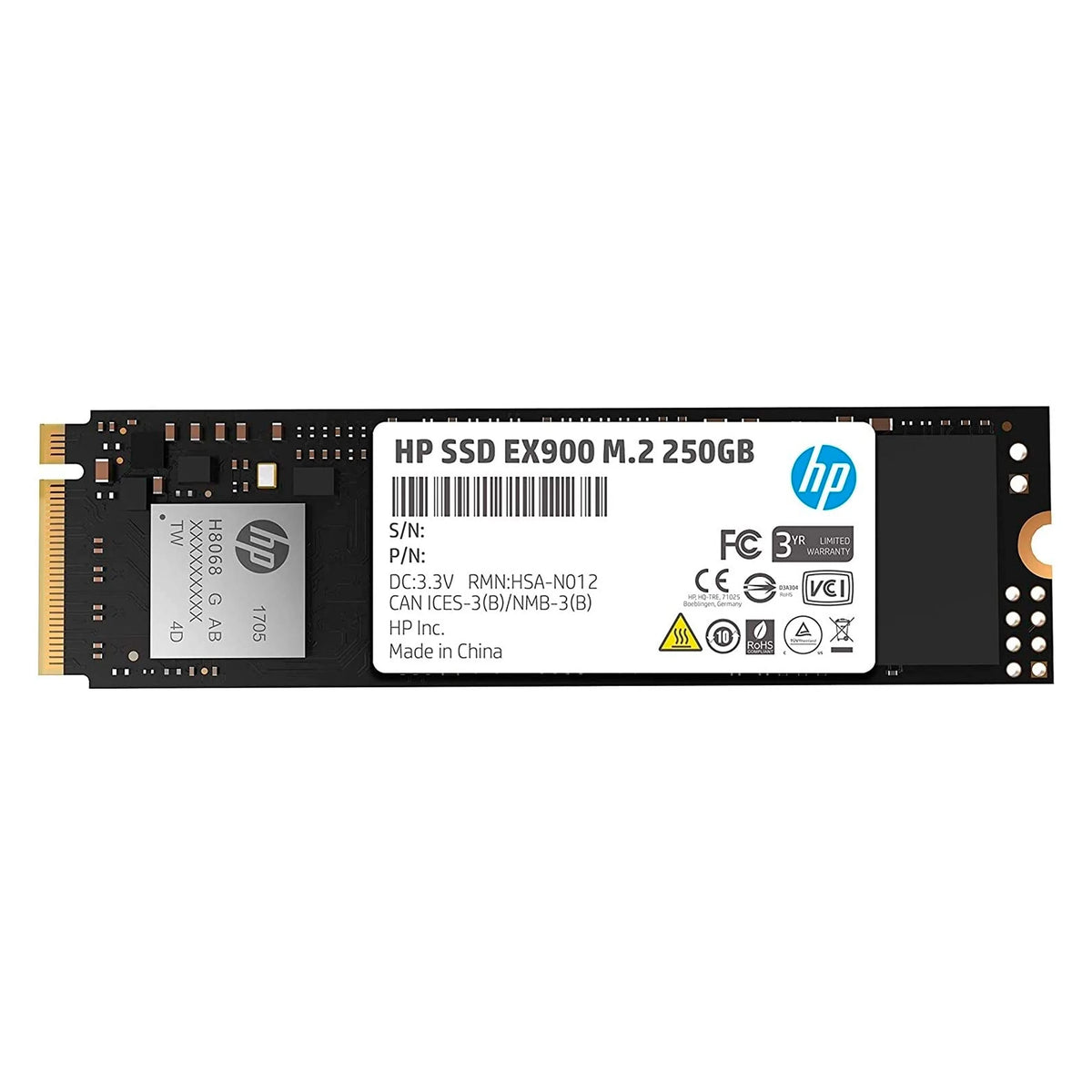 SSD HP EX900 500GB M.2 PCIEX 2100 MB/s 2YY44AA