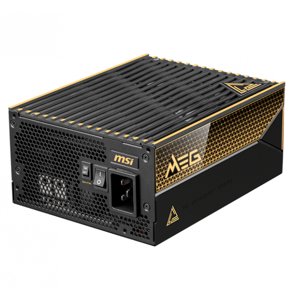PSU MSI MEG AI1600T PCIE5 1600W 80 PLUS TITANIUM MODULAR