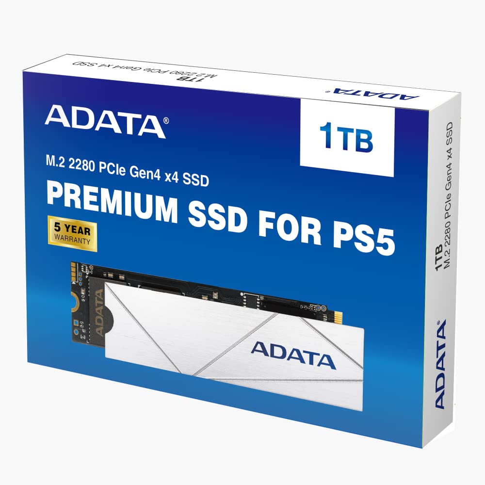 SSD ADATA PREMIUM 1TB M.2 PCIEX PC/PS5 7400MB/5500MB PS5/6400MB/s APSFG 1T CSUS