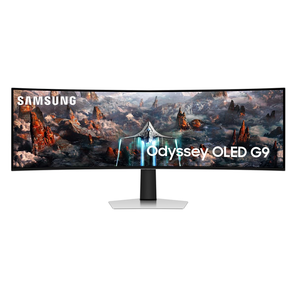 MONITOR 49 SAMSUNG ODYSSEY G9 G93SC 0.03MS 240HZ DQHD GAMER OLED CURVO G-SYNC PLATA