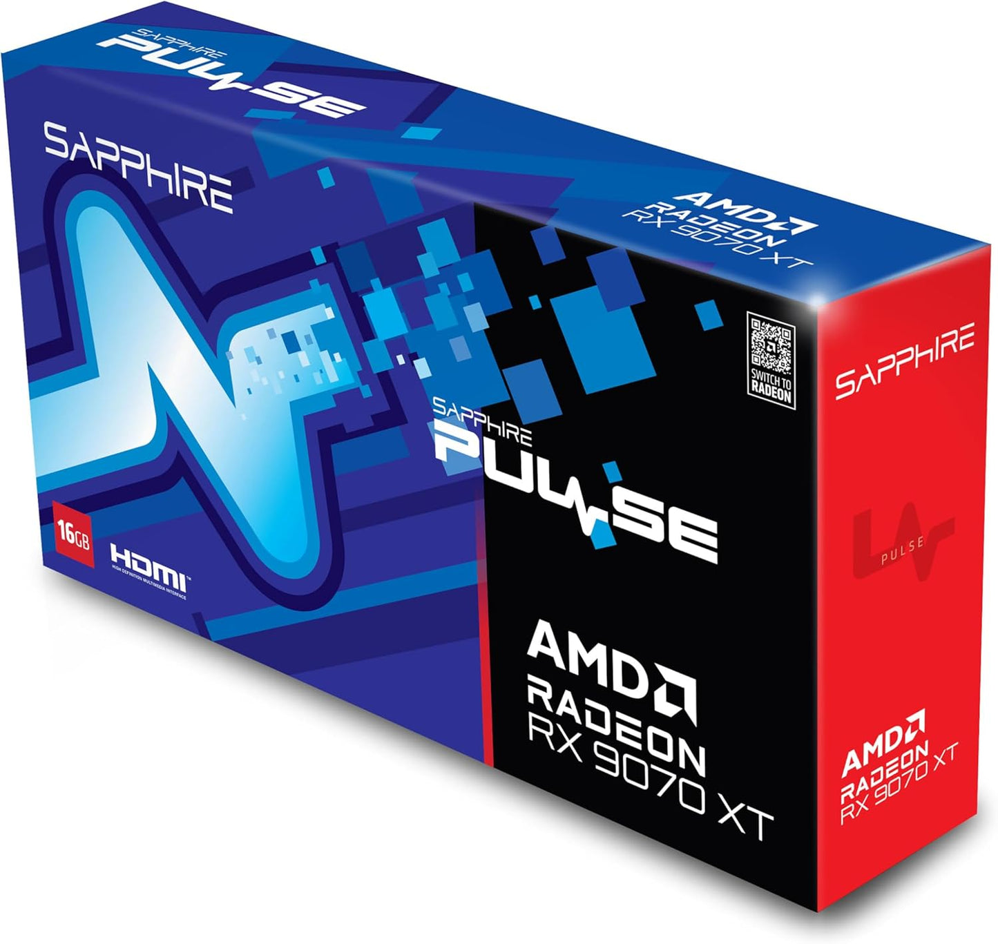 TARJETA DE VIDEO RADEON RX9070XT 16GB DDR6 SAPPHIRE PULSE RX 11348-03-20G