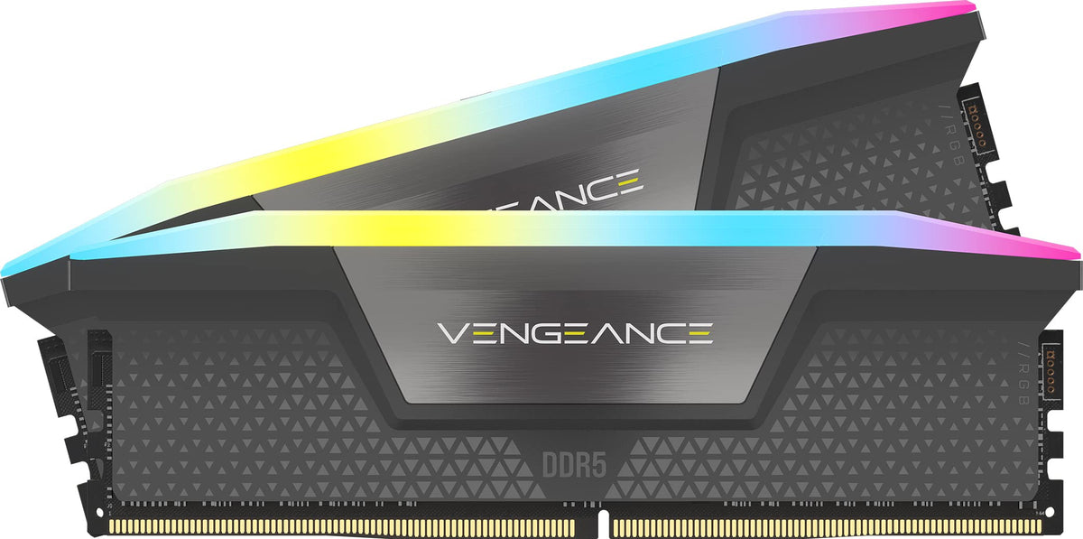 RAM CORSAIR DDR5 VENGEANCE 2X32 64GB 5600 GRIS RGB