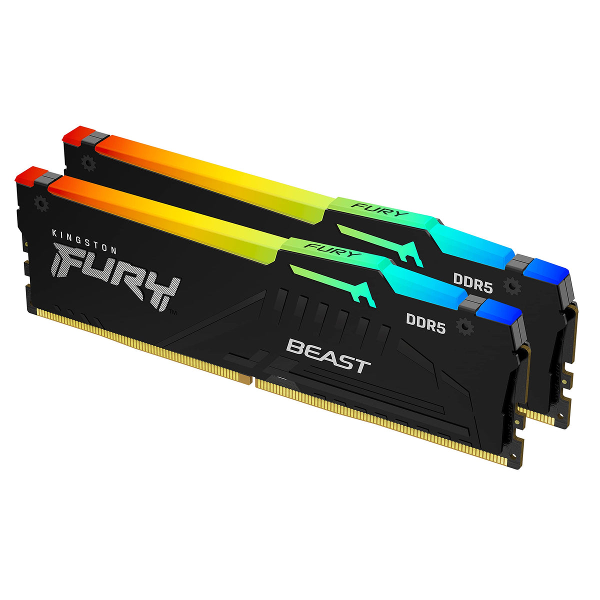 RAM KINGSTON FURY BEAST DDR5 32GB 5600 RGB NEGRO