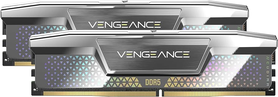 RAM CORSAIR DDR5 VENGEANCE CUDIMM 2X24 48GB 8400 PLATA