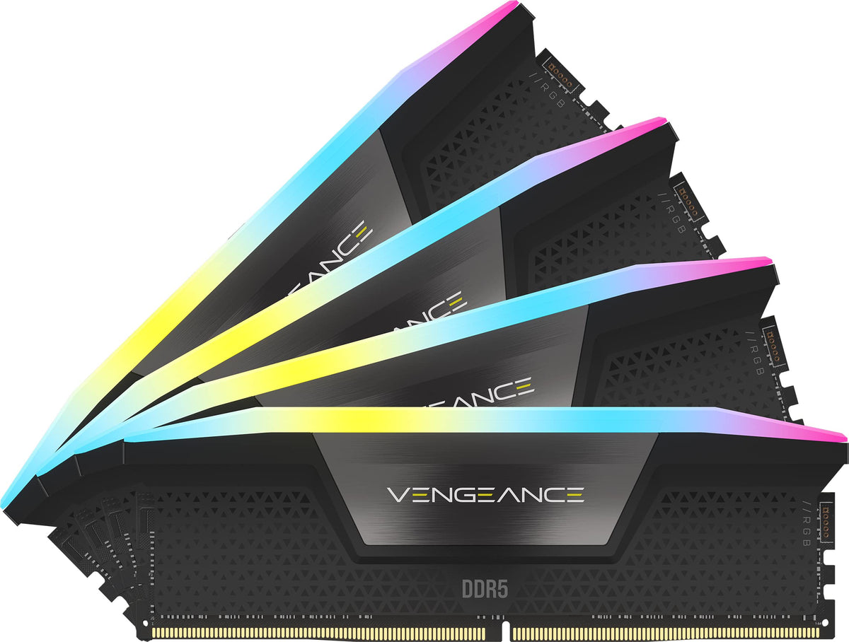 RAM CORSAIR DDR5 VENGEANCE 4X24 96GB 6400 NEGRO