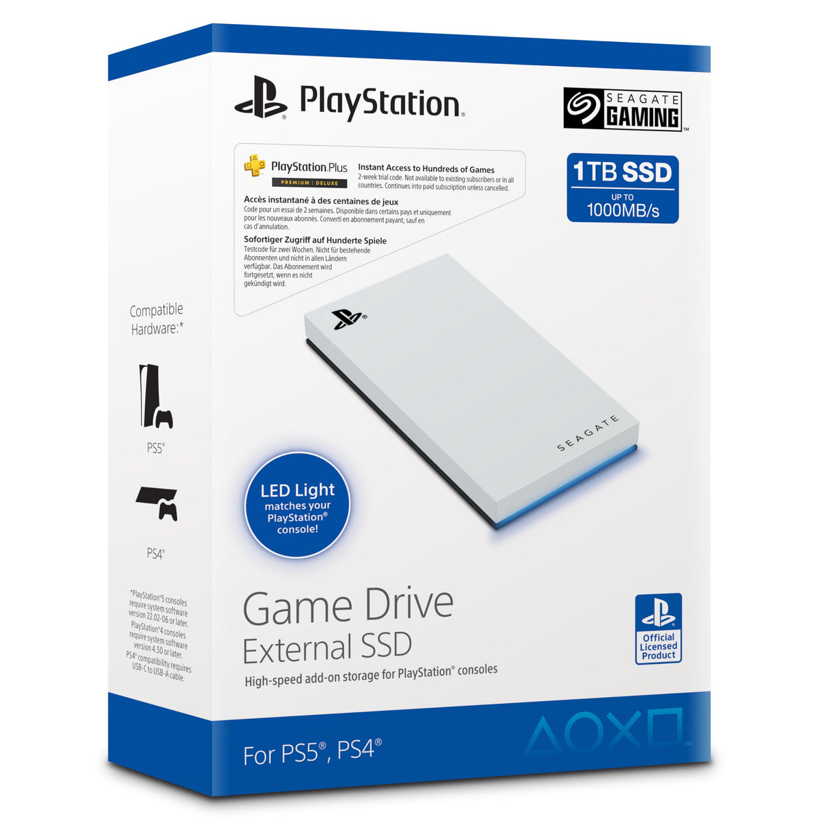 SSD EXTERNO SEAGATE STMH1000100 1TB PS5