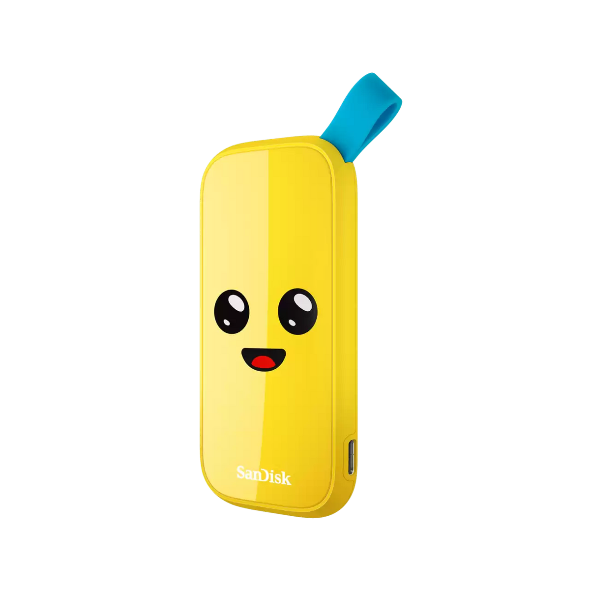 SSD EXTERNO SANDISK 2TB USB 3.2 800MB/S EDICION PEELY AMARILLO SDSSDE30-2T00-G25F