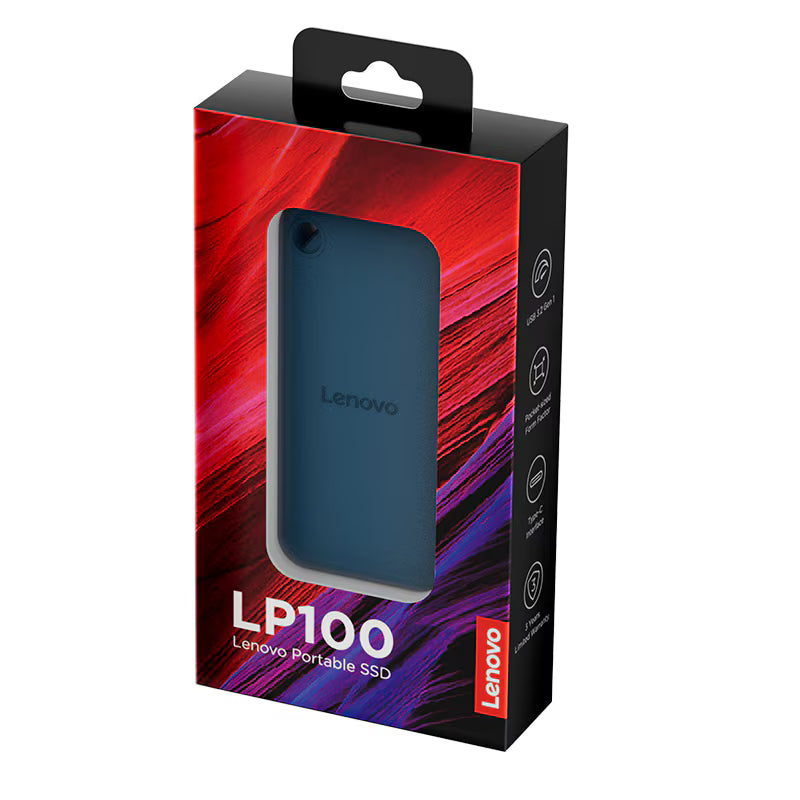 SSD EXTERNO LENOVO LP100 1TB USB 3.2 USB-C 455MB/S GRIS 5SD1Q27712
