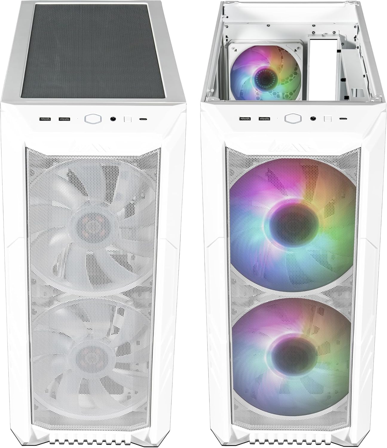GABINETE COOLER MASTER MASTERCASE H500P BLANCO ARGB EATX CRISTAL MCM-H500P-WGNN-S01 SIN GARANTIA