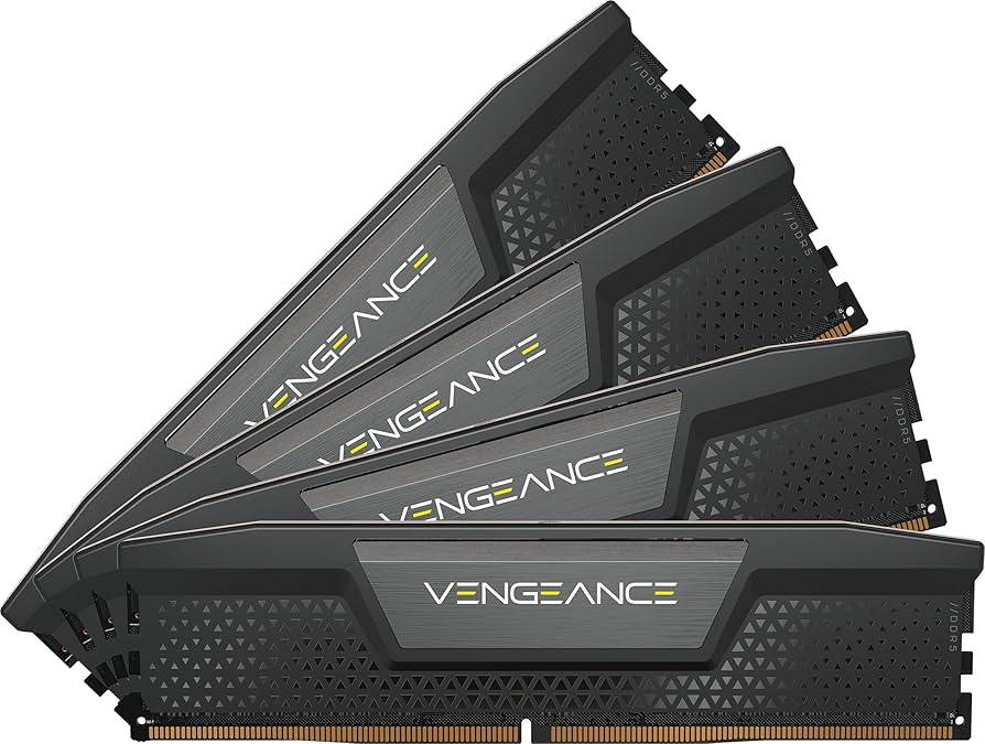 RAM CORSAIR DDR5 VENGEANCE 4X24 96GB 6000 NEGRO