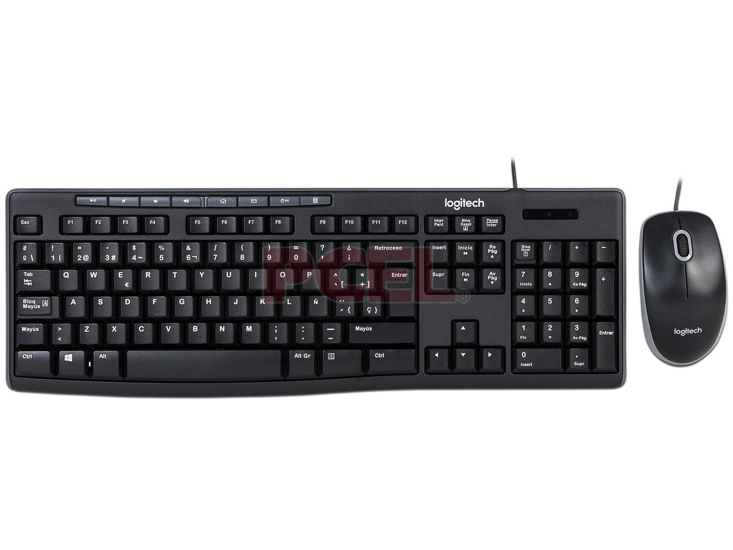 KIT 2 EN 1 USB LOGITECH MK200 TEC MOU