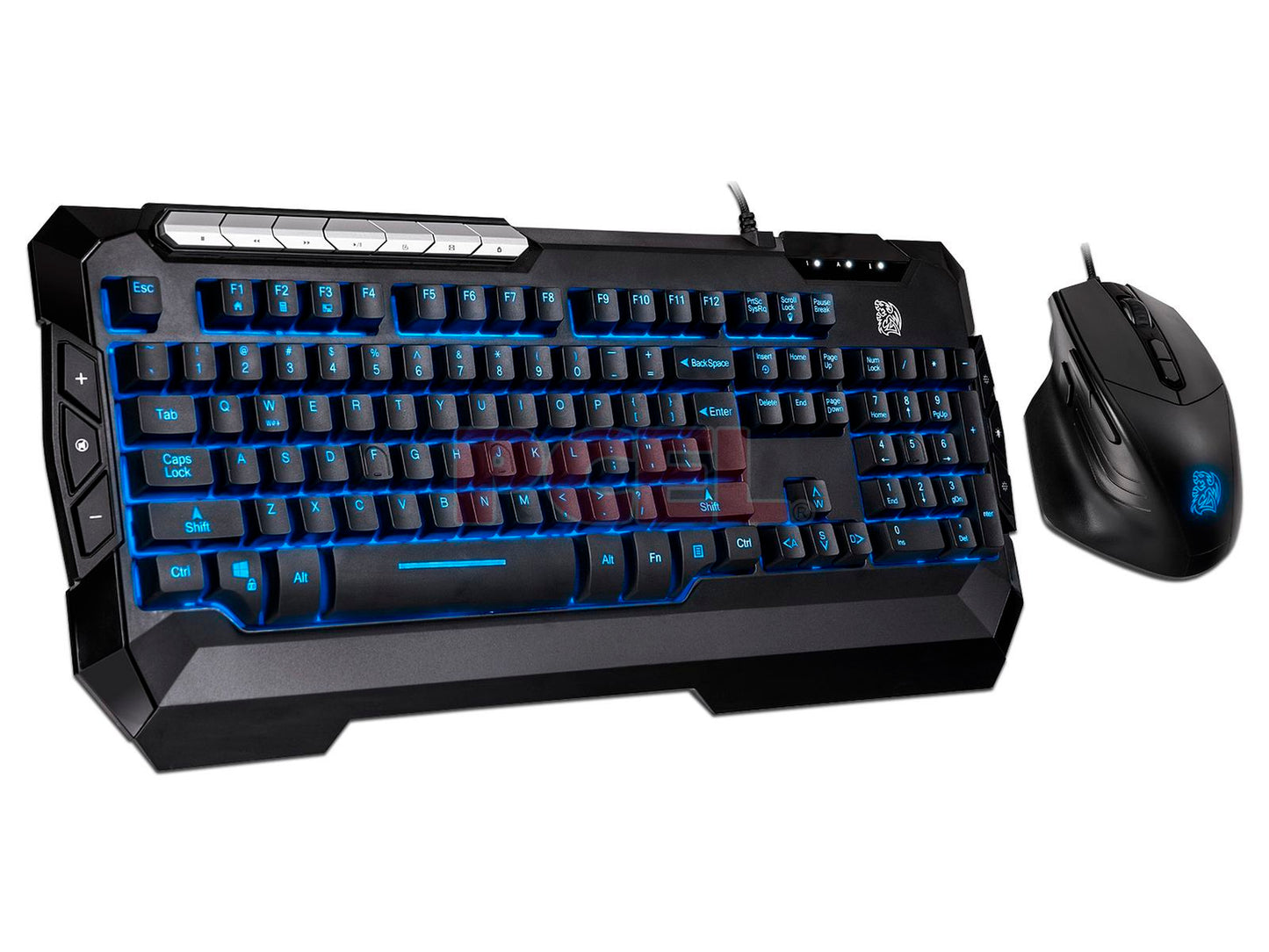 KIT 2 EN 1 THERMALTAKE TECLADO Y MOUSE GAMER Tt eSPORT COMMANDER COMBO V2 USB