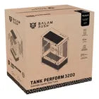 GABINETE BALAM RUSH TANK PERFORM 3200 NEGRO M-ATX 3VENT ARGB USB-3.0 CRISTAL S/FUENTE BR-941655 11M DE GARANTIA