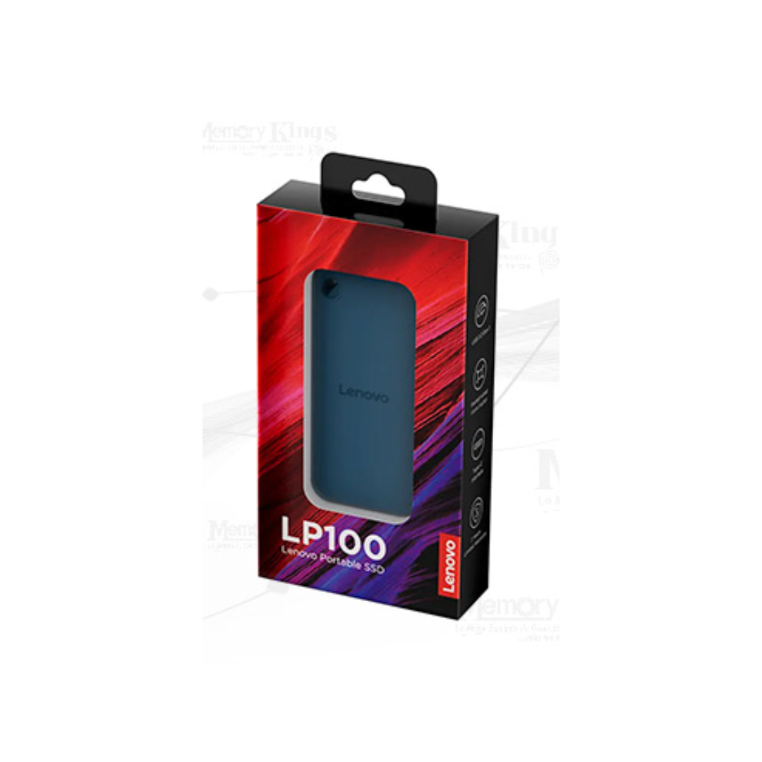 SSD EXTERNO LENOVO LP100 1TB USB 3.2 USB-C 455MB/S NEGRO 5SD1Q42870