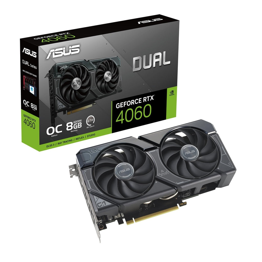 TARJETA DE VIDEO NVIDIA RTX4060 8GB OC GDDR6 ASUS DUAL