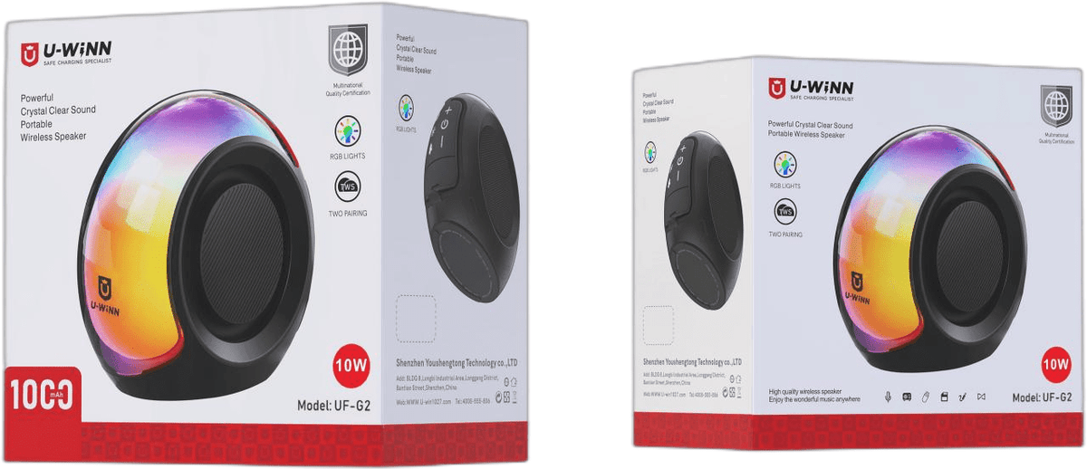 Audio | US - G2 | 1500mAh 10W | 5V | Bluetooth | No | Radio FM + TF + USB + LINE IN + TWS + luces LED | - | Negro - rogeek