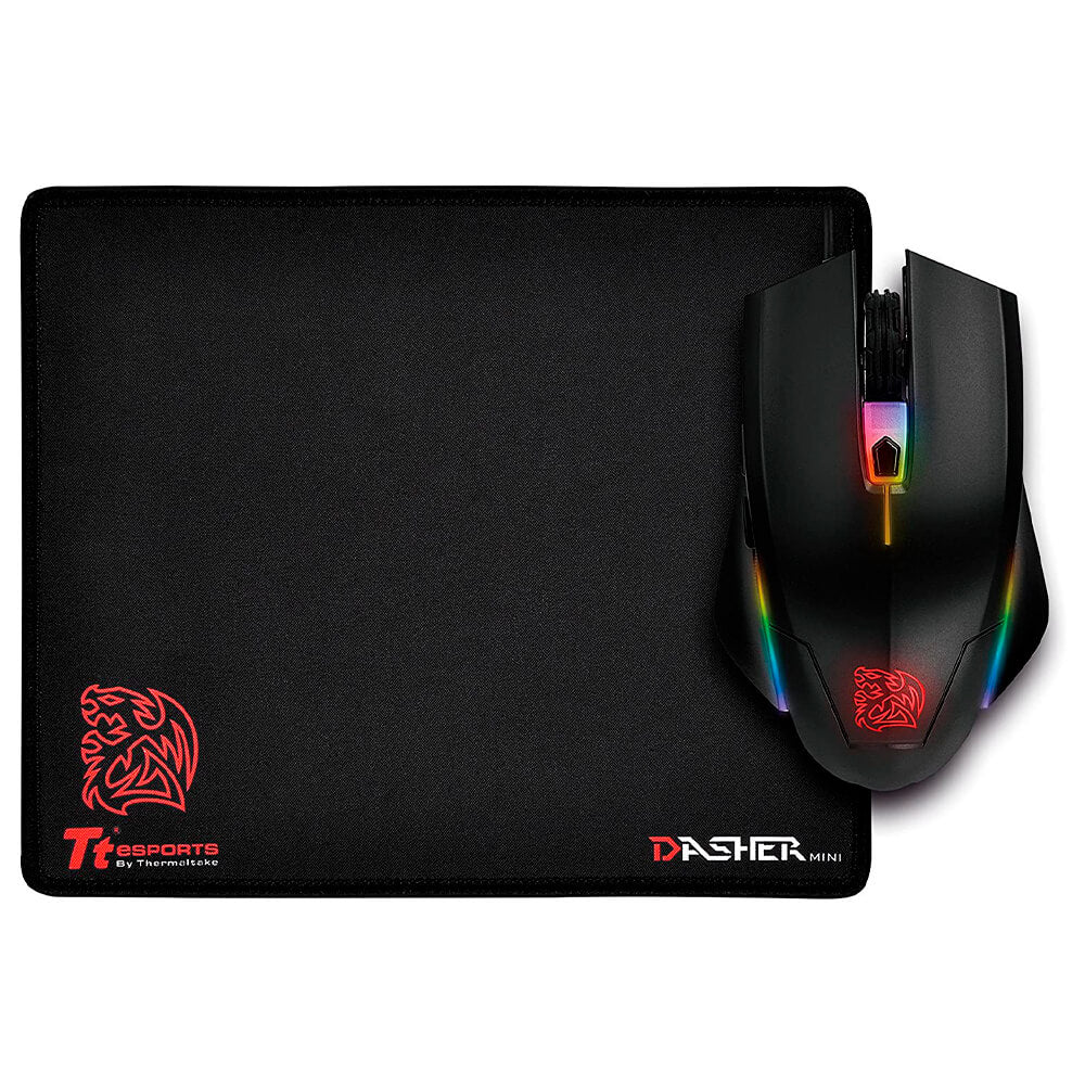 KIT 2 EN 1 THERMALTAKE TtESPORT MOUSE Y MOUSEPAD ELITE RGB MO-TER-WDOTBK-01
