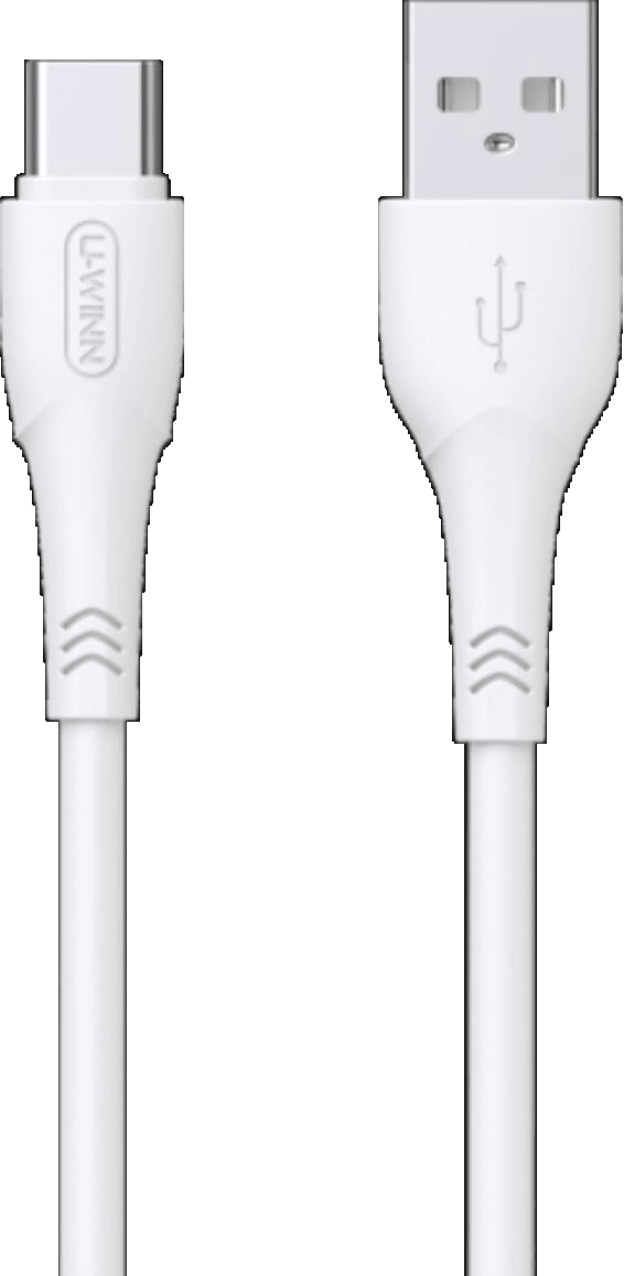 Cable | US - L01 V8 | 2.1A 1m | USB | V8 | No | Basico | 360/90 | Blanco/Negro - rogeek