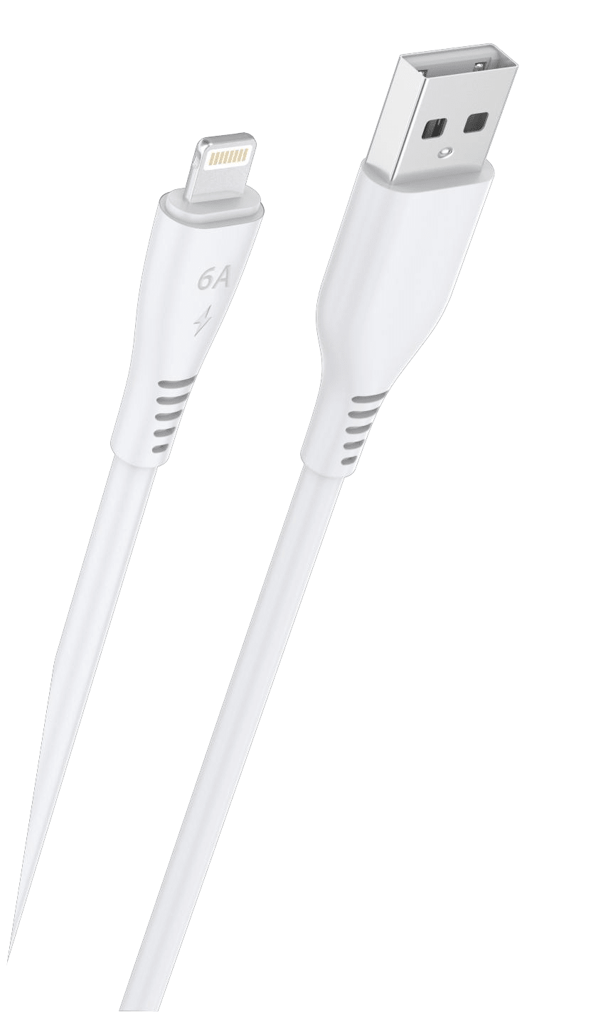 Cable | US - L41 V8 | 6A 2m | USB | V8 | No | Alta corriente | 200/100 | Blanco - rogeek