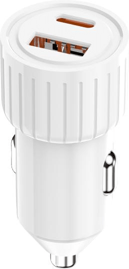Car Charger | UF - C1 | 22.5W | - | USB | No | Compatible PD para auto | 200 | Blanco - rogeek