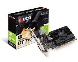 TARJETA DE VIDEO NVIDIA GT710 2GB GDDR3 MSI GT 710 2GD3 LP