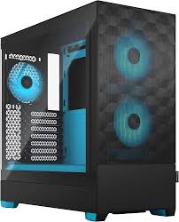 GAB FRACTAL DESIGN POP AIR CYAN CORE RGB, ATX BLUE - rogeek