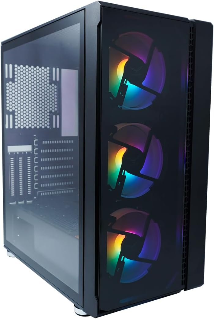 GABINETE NACEB EVOTEC TOKYO NEGRO ATX CRISTAL TEMPLADO EV - 1021 1M DE GARANTIA - rogeek