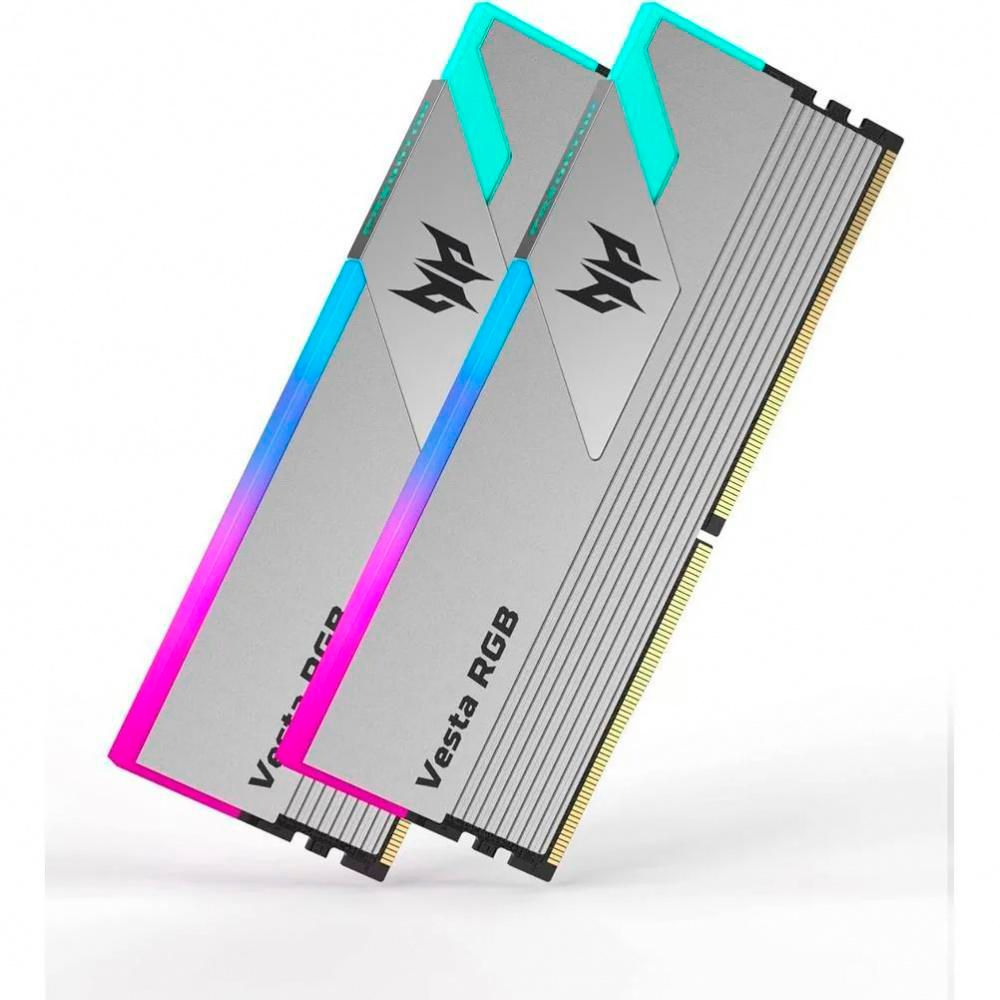 RAM ACER PREDATOR VESTA II DDR4 16GB 2X8 3600MH RGB PLATA