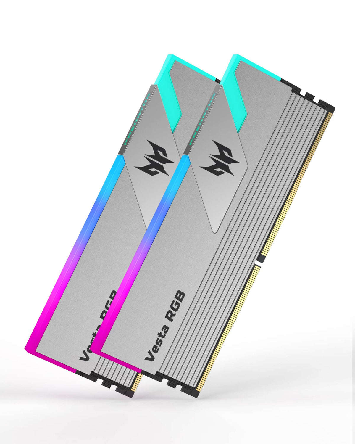 RAM ACER PREDATOR VESTA II DDR4 16GB 2X8 3200MH RGB PLATA