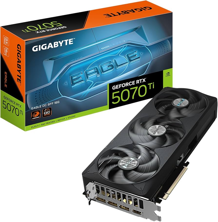 TARJETA DE VIDEO GIGABYTE RTX5070TI 16GB GDDR7 EAGLE SFF - rogeek