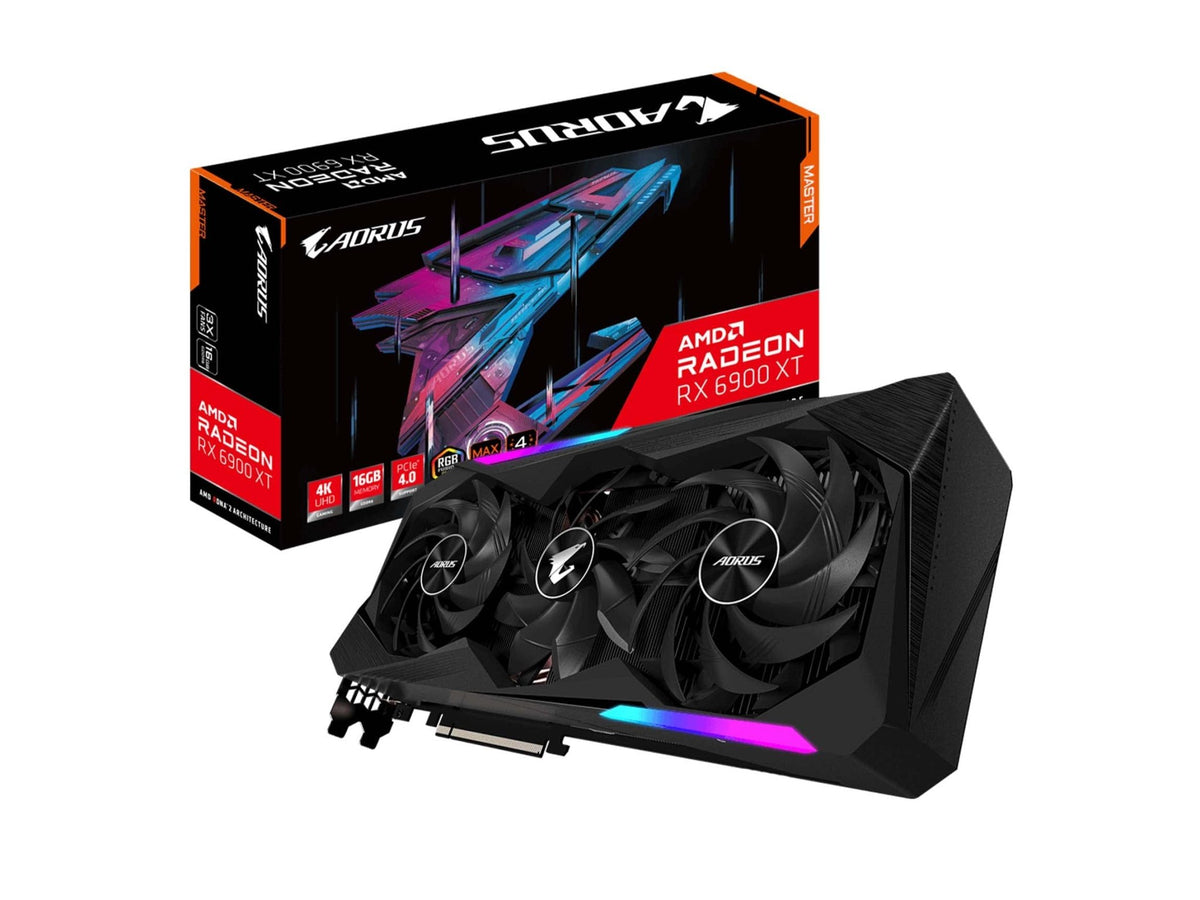 TARJETA DE VIDEO GIGABYTE RX6900XT 16GB GDDR6 AORUS MASTER - rogeek