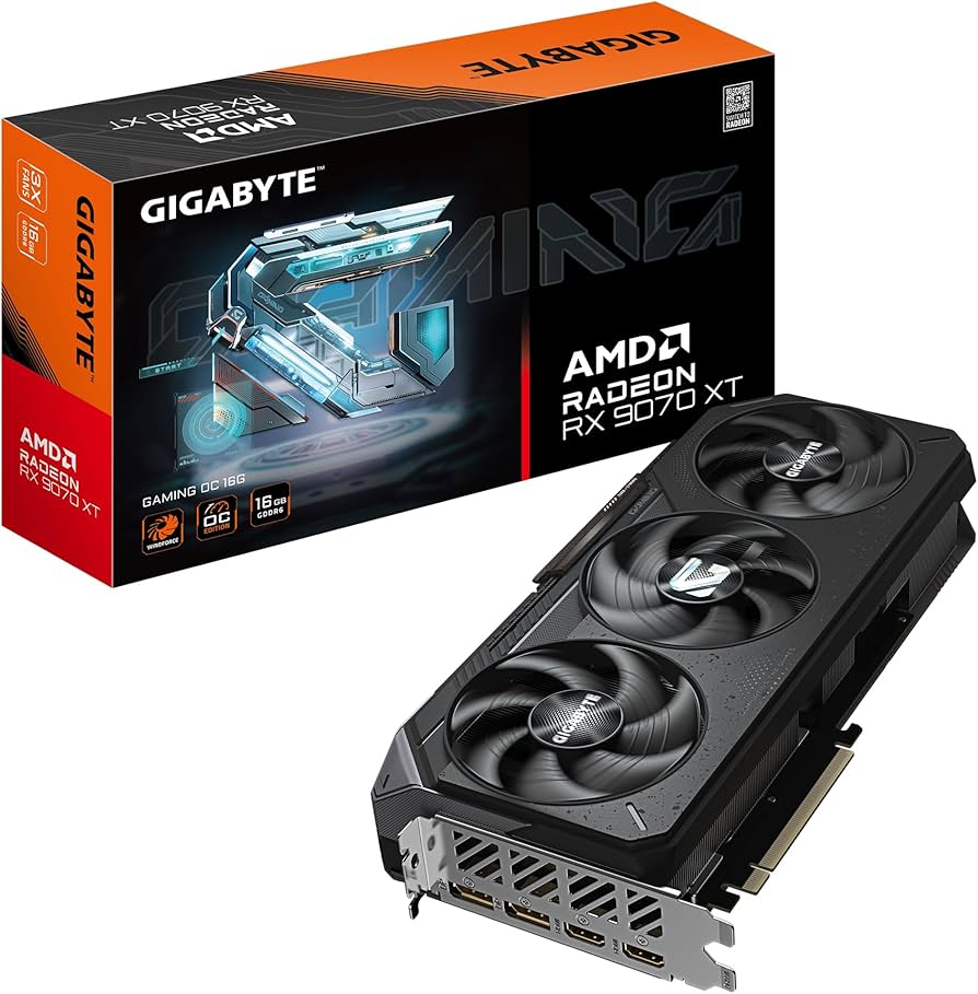 TARJETA DE VIDEO GIGABYTE RX9070 16GB GDDR6 GAMING OC - rogeek