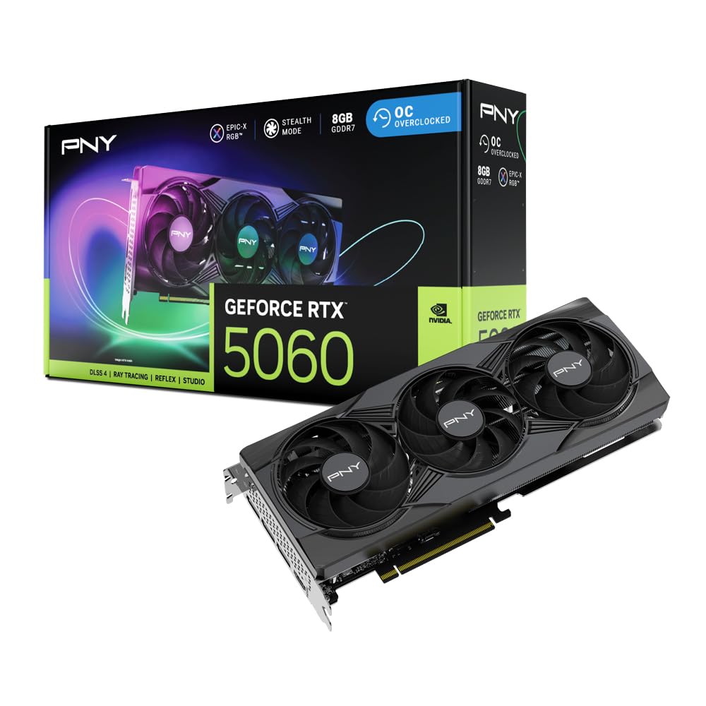 TARJETA DE VIDEO PNY RTX5060 8GB GDDR7 ARGB - rogeek