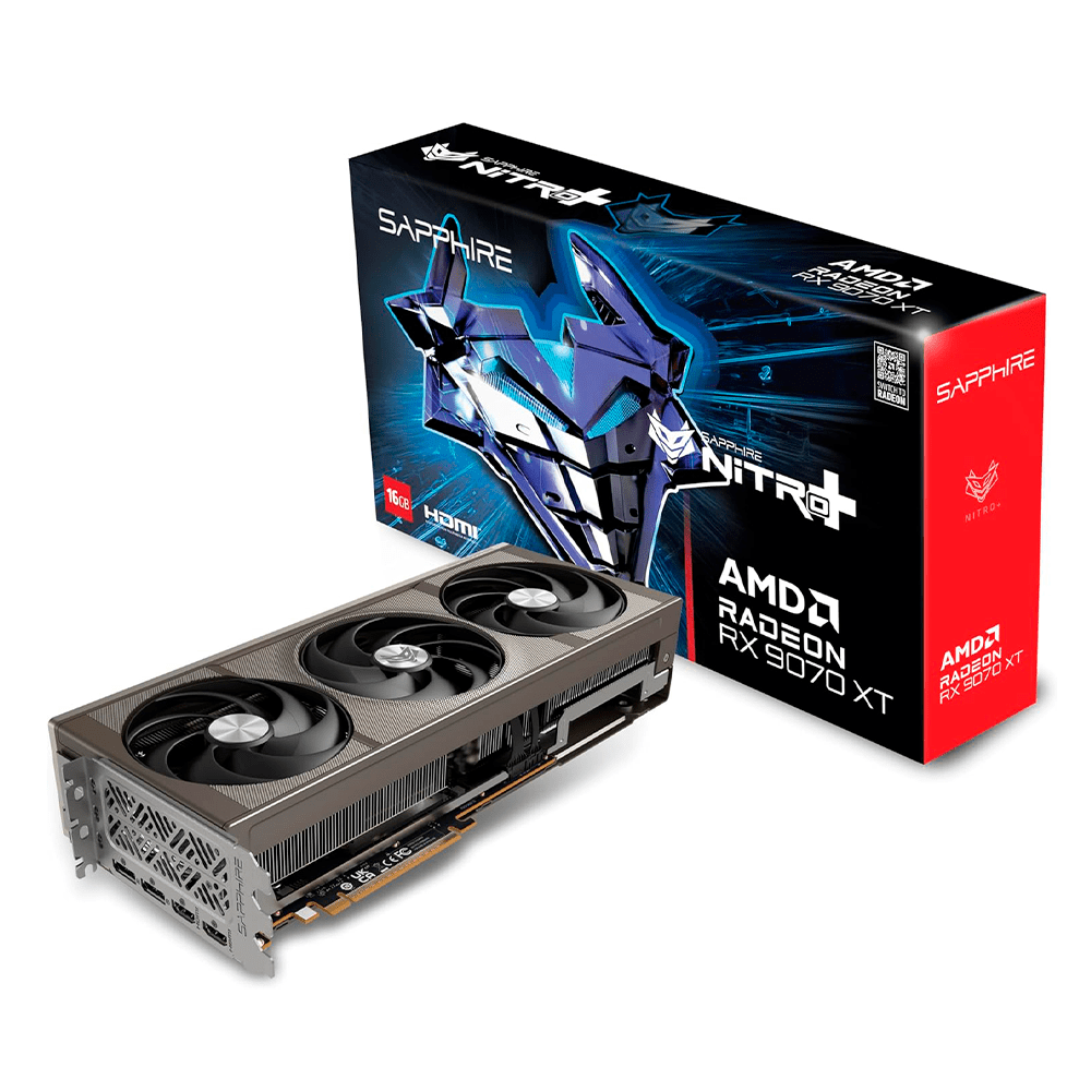 TARJETA DE VIDEO SAPPHIRE RX9070XT 16GB GDDR6 NITRO - rogeek