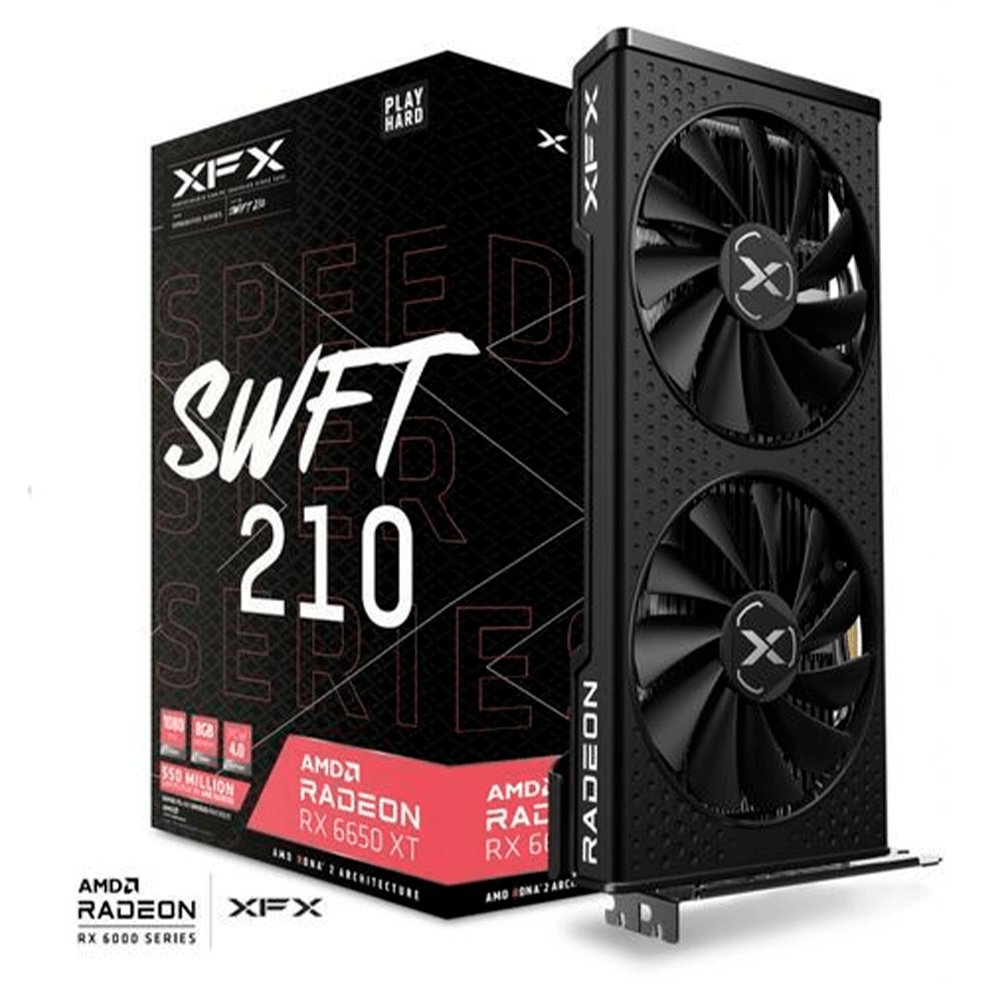 TARJETA DE VIDEO XFX RX6650XT 8GB GDDR6 SWFT - rogeek