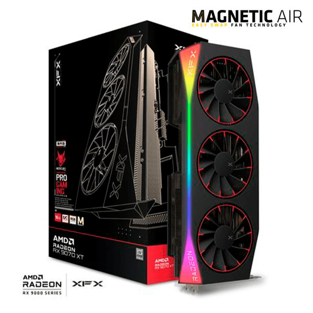 TARJETA DE VIDEO XFX RX9070XT 16GB GDDR6 GAMING - rogeek