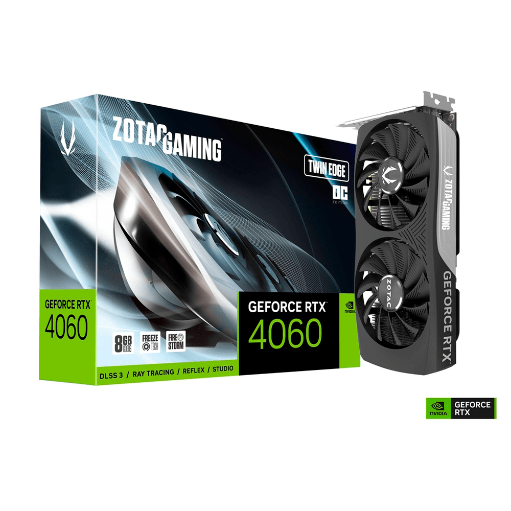 TARJETA DE VIDEO ZOTAC RTX4060 8GB GDDR6 TWIN EDGE - rogeek