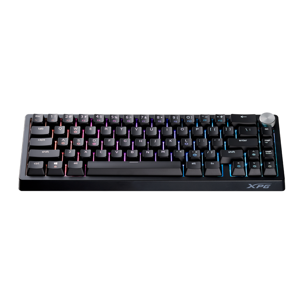 TECLADO ADATA XPG SORCERER MINI AL 9 SWITCH ROJO USB TIPO-C RGB SORCERERRD-BKCES 06M DE GARANTIA
