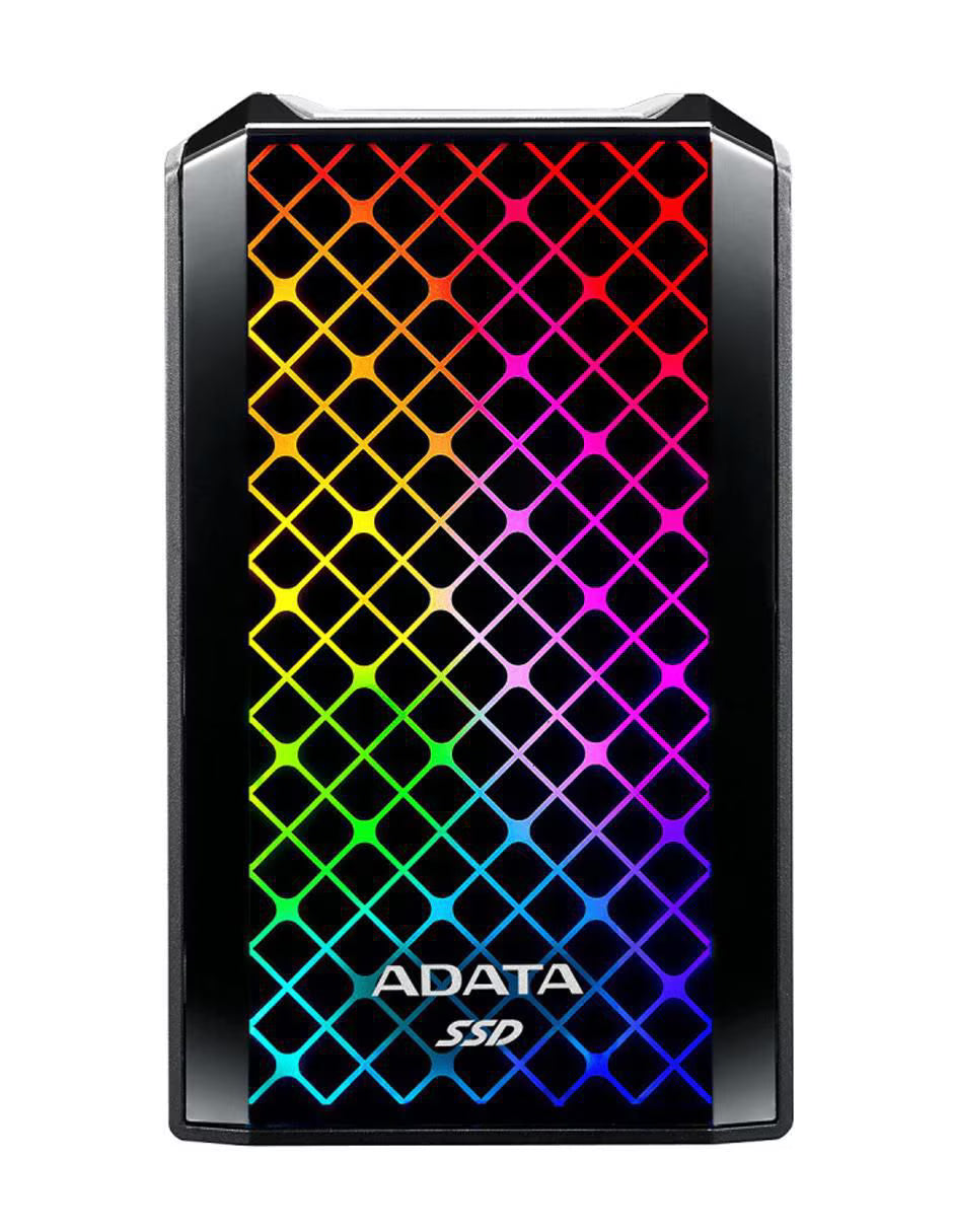 SSD EXT ADATA SE900G 512GB NEGRO RGB USBC
